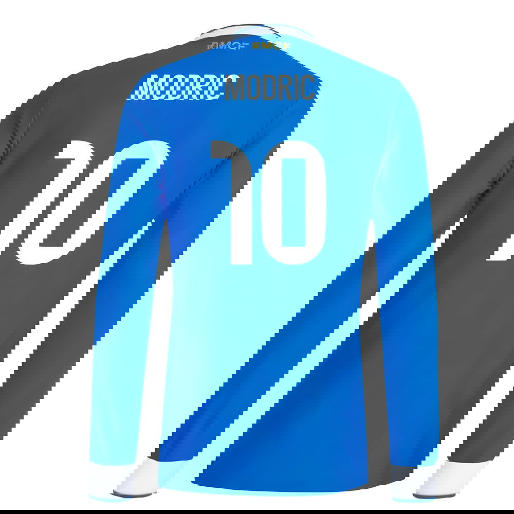 Tanie Koszulki Piłkarskie Real Madryt Długi rękaw MODRIC #10 Trzeci 2025-2026 Stroje Piłkarskie