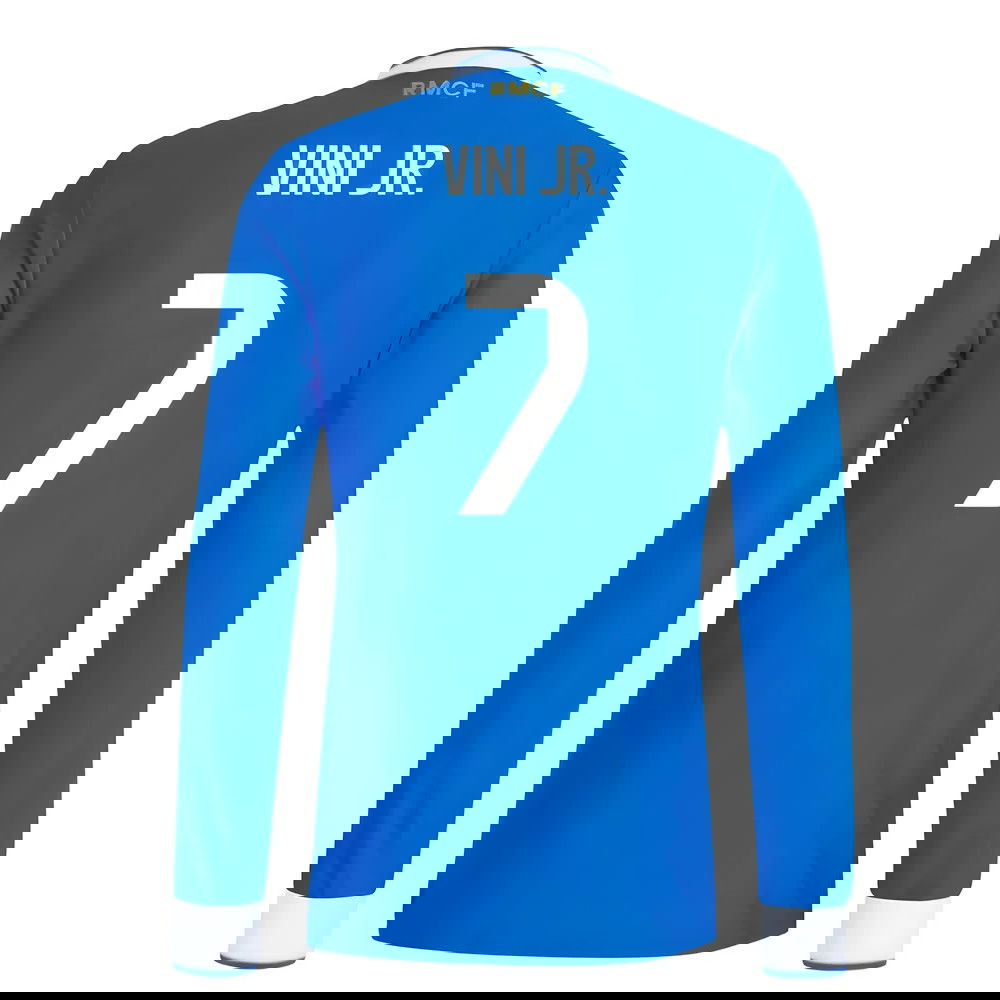 Tanie Koszulki Piłkarskie Real Madryt Długi rękaw VINI JR #7 Trzeci 2025-2026 Stroje Piłkarskie