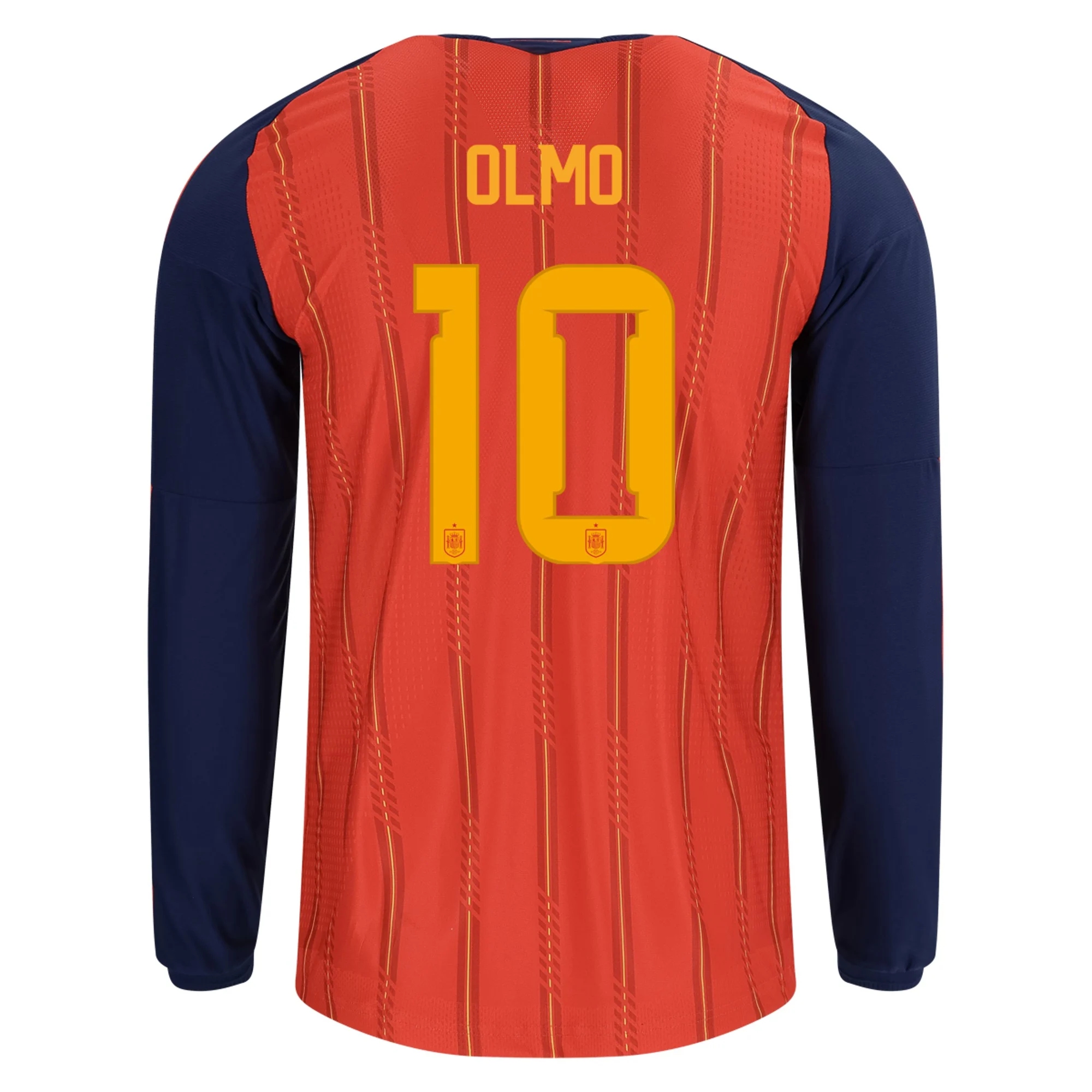Tanie Koszulki Piłkarskie Hiszpania Długi rękaw DANI OLMO #10 Główna Puchar Świata 2026 Stroje Piłkarskie