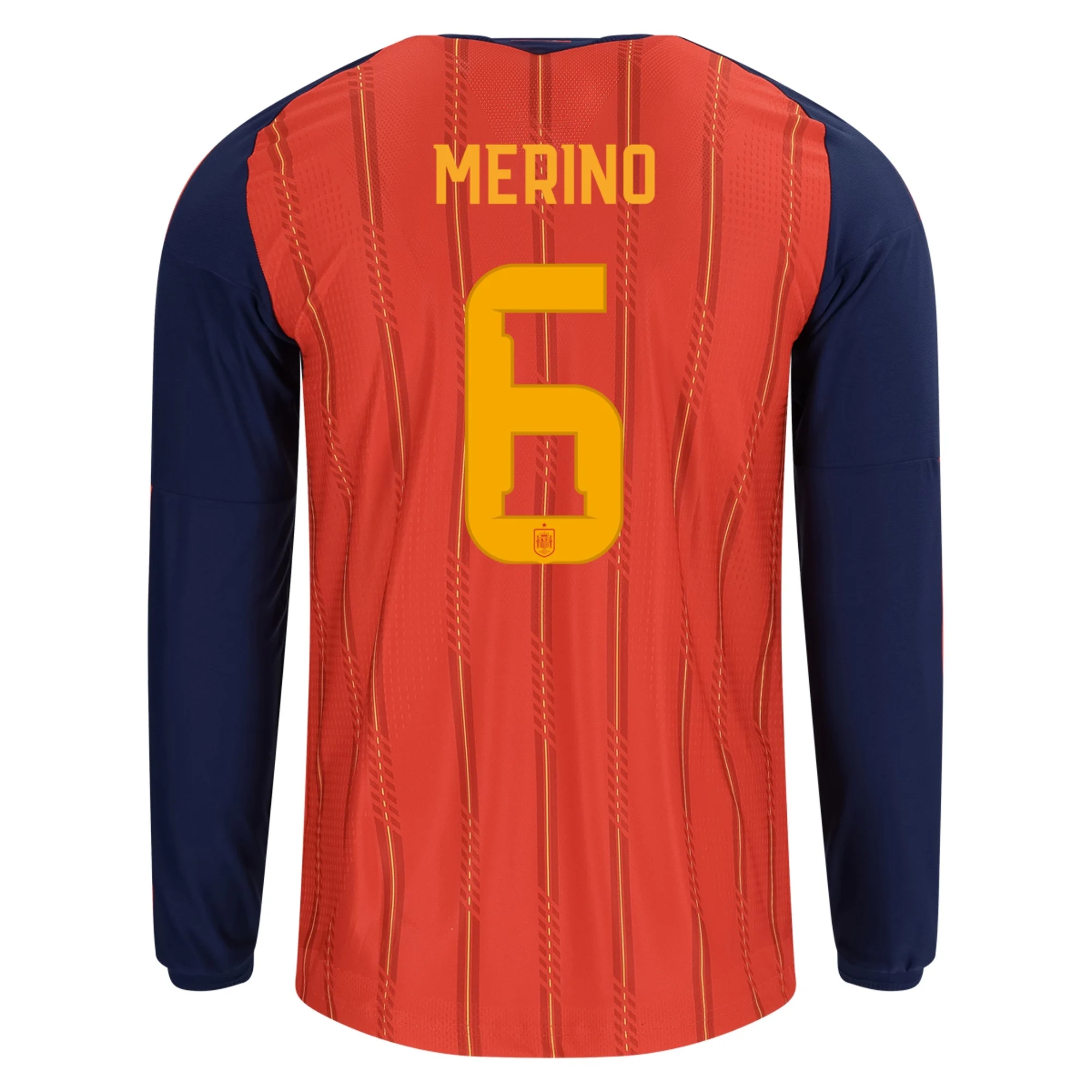 Tanie Koszulki Piłkarskie Hiszpania Długi rękaw MIKEL MERINO #6 Główna Puchar Świata 2026 Stroje Piłkarskie