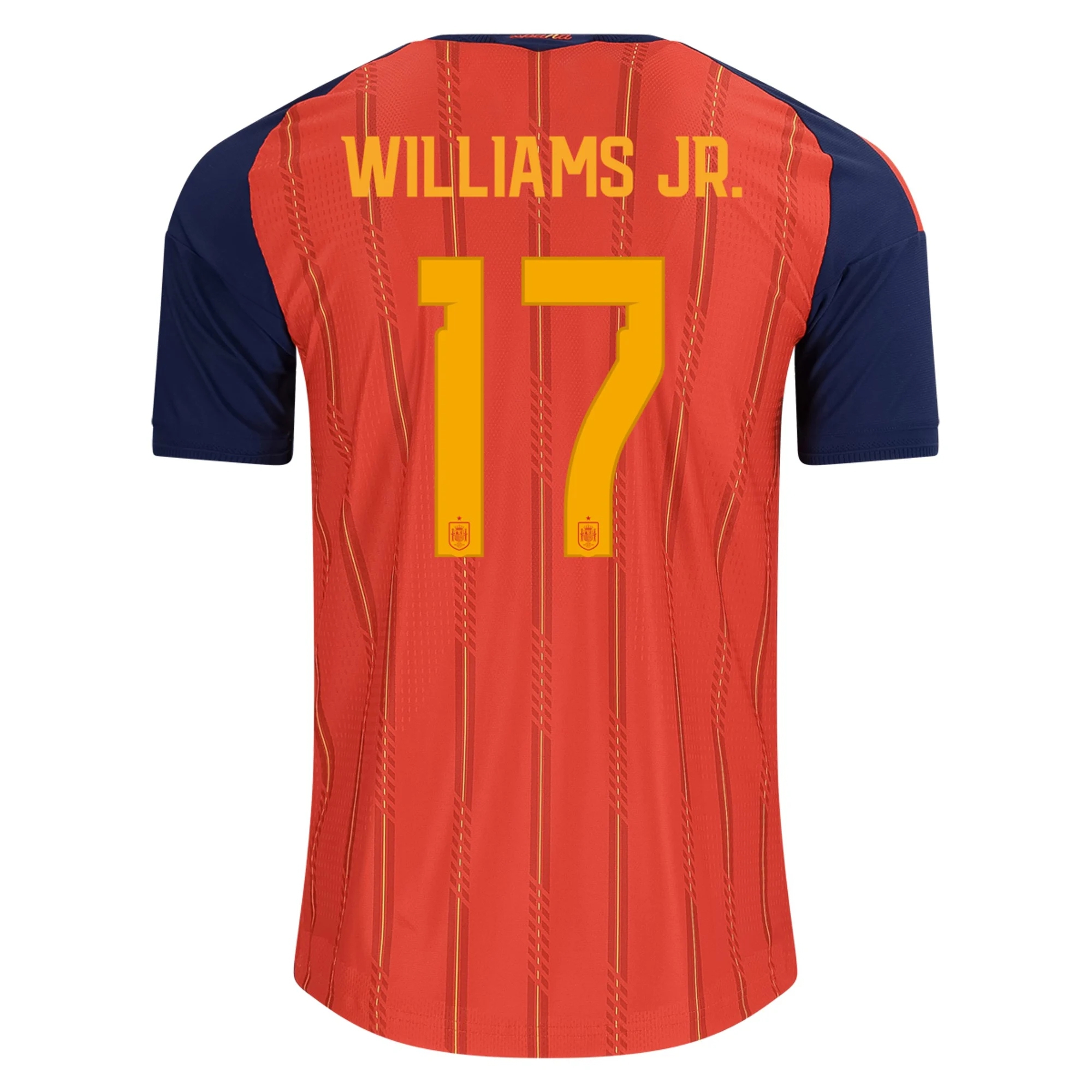 Tanie Koszulki Piłkarskie Hiszpania NICO WILLIAMS #17 Główna Puchar Świata 2026 Stroje Piłkarskie