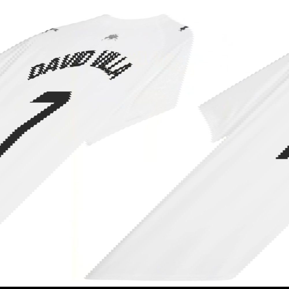 Tanie Koszulki Piłkarskie Valencia CF DAVID VILLA #7 Główna 2025-2026 Stroje Piłkarskie